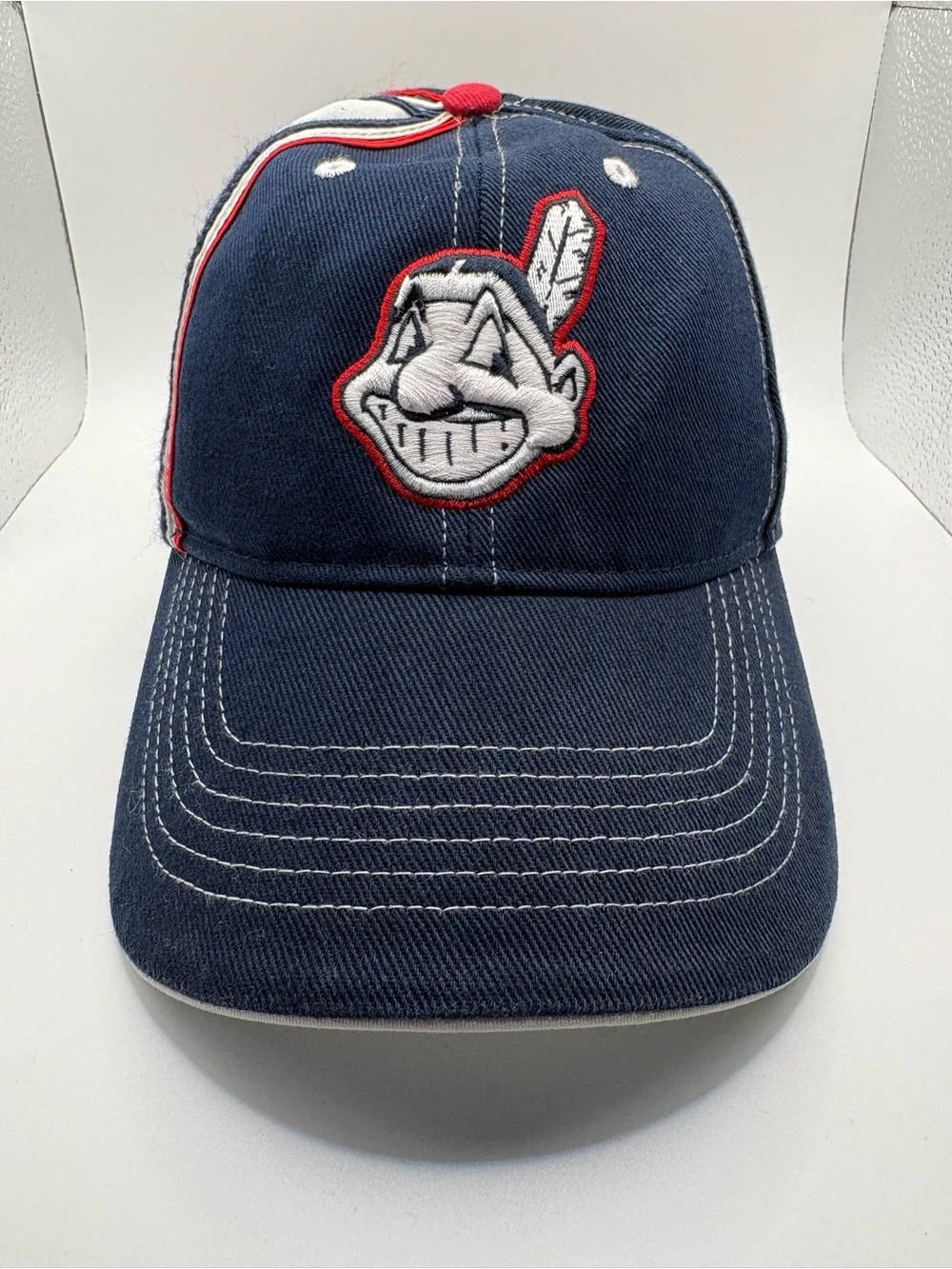 47 Brand Cleveland Indians Chief Wahoo Youth Adjustable Hat MLB